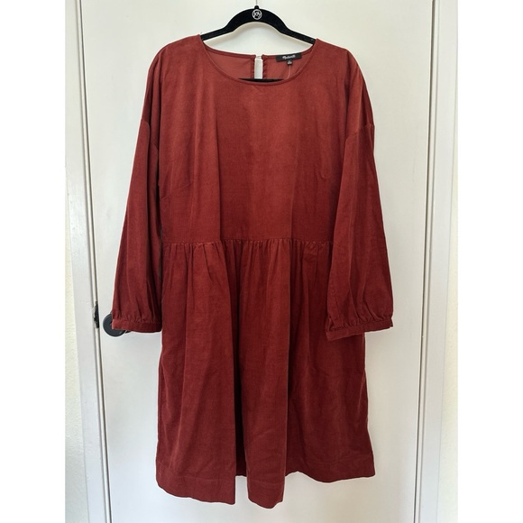Madewell Dresses & Skirts - Madewell Corduroy Long Sleeve Dress